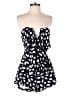 Lulus 100% Polyester Hearts Black Romper Size S - photo 1