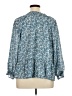 Ann Taylor LOFT Blue 3/4 Sleeve Blouse Size XL - photo 2