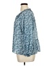 Ann Taylor LOFT Blue 3/4 Sleeve Blouse Size XL - photo 5