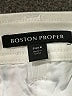 Boston Proper 100% Cotton Chevron-herringbone White Shorts Size 6 - photo 3