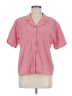 Bushwacker 100% Cotton Pink Short Sleeve Blouse Size M - photo 1