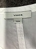Vince. 100% Cotton White Short Sleeve Blouse Size XS - photo 7