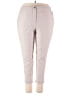 Worthington Checkered-gingham Ivory Casual Pants Size 18 - photo 1