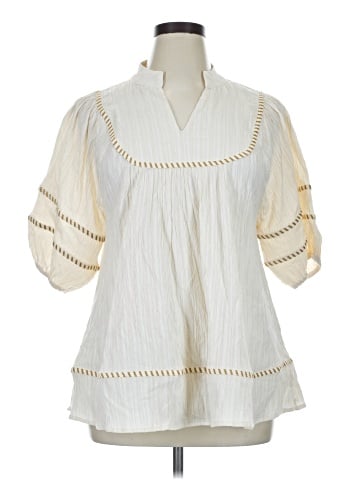 Umgee 3/4 Sleeve Blouse (view 1)
