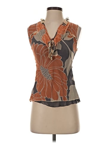 Tabitha Sleeveless Silk Top (view 1)
