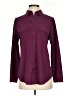 Chico's Burgundy Long Sleeve Button-Down Shirt Size S - photo 1