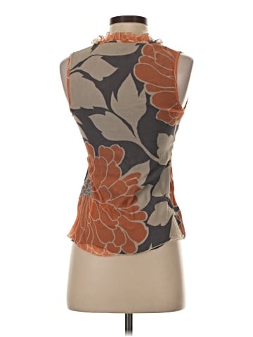 Tabitha Sleeveless Silk Top (view 2)