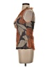 Tabitha 100% Silk Brown Sleeveless Silk Top Size 0 - photo 5