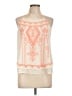 Blu Pepper 100% Polyester Ivory Sleeveless Blouse Size L - photo 1