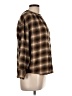 Zara Brown Long Sleeve Blouse Size L - photo 4