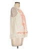 Blu Pepper 100% Polyester Ivory Sleeveless Blouse Size L - photo 4
