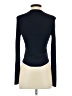 Zara Black Blue Long Sleeve Top Size S - photo 2