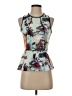 Julienne W. Teal Sleeveless Blouse Size XS - photo 1