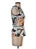 Julienne W. Teal Sleeveless Blouse Size XS - photo 4