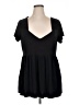 Torrid Black Short Sleeve Top Size 1X Plus (1) - photo 1