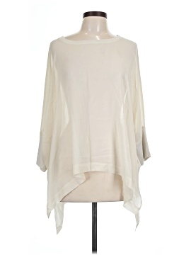 Eileen Fisher 3/4 Sleeve Silk Top
