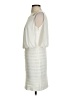 Xscape Solid Ivory Cocktail Dress Size 4 - photo 5