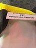 Unbranded Solid Yellow Swimsuit Top Size XL - photo 3