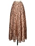 ASOS 100% Polyester Polka Dots Brown Casual Skirt Size 4 - photo 1