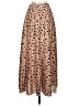 ASOS 100% Polyester Polka Dots Brown Casual Skirt Size 4 - photo 2