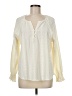 FRYE Ivory Long Sleeve Blouse Size M - photo 1