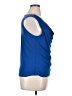 DressBarn Blue Sleeveless Blouse Size XL - photo 4
