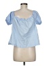 Ledin Blue Short Sleeve Top Size M - photo 2