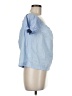 Ledin Blue Short Sleeve Top Size M - photo 4