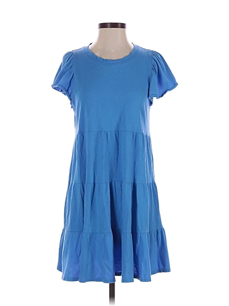 Pre-owned Jcrew Casual Dress In Blue