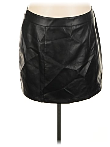 Forever 21 Plus Faux Leather Skirt (view 1)