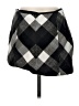Free People 100% Polyester Argyle Black Formal Skirt Size 2 - photo 1
