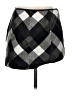 Free People 100% Polyester Argyle Black Formal Skirt Size 2 - photo 2