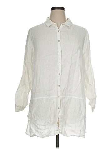 Tahari 3/4 Sleeve Button-Down Shirt (view 1)