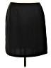 Unbranded 100% Polyester Solid Black Formal Skirt Size 13 - 14 - photo 1