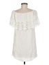 Stone Cold Fox 100% Silk Ivory Short Sleeve Silk Top One size - photo 2