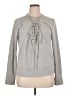 True Religion Solid Gray Long Sleeve Top Size XL - photo 1