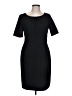 Ellen Tracy 100% Polyester Solid Black Cocktail Dress Size 10 (petite) - photo 1