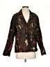 Chico's 100% Polyester Print Brown Jacket Size Lg (2) - photo 1