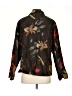 Chico's 100% Polyester Print Brown Jacket Size Lg (2) - photo 2