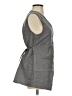 Shein 100% Polyester Gray Sleeveless Blouse Size 4 - photo 4