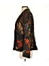 Chico's 100% Polyester Print Brown Jacket Size Lg (2) - photo 5