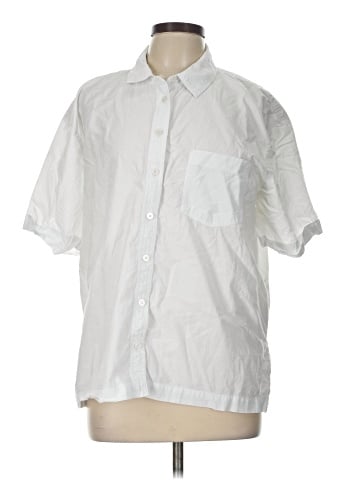 Madewell Signature Poplin Short-Sleeve Button-Down Shirt (view 1)