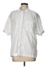 Madewell Solid White Short Sleeve Button-Down Shirt Size L - photo 1