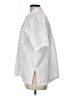 Madewell Solid White Short Sleeve Button-Down Shirt Size L - photo 5
