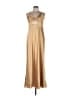 Mac Duggal 100% Polyester Gold Tan Cocktail Dress Size 12 - photo 1