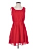 BCX 100% Polyester Solid Red Casual Dress Size XS - photo 1