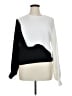 No Comment Color Block White Pullover Sweater Size XL - photo 1