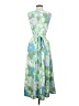 Cuddl Duds Tropical Green Casual Dress Size S (petite) - photo 2