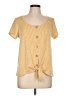 W5 Yellow Short Sleeve Top Size L - photo 1