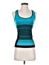 Ideology Stripes Teal Active Tank Size S - photo 1